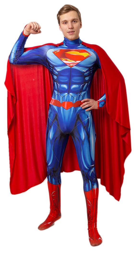 2021-24 Костюм Супермена люкс напрокат и купить в Казани по низкой оптовой цене, доставка по всей России