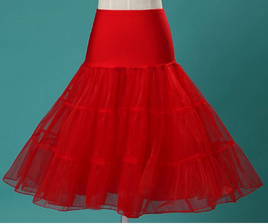 Красное Платье С Подъюбником