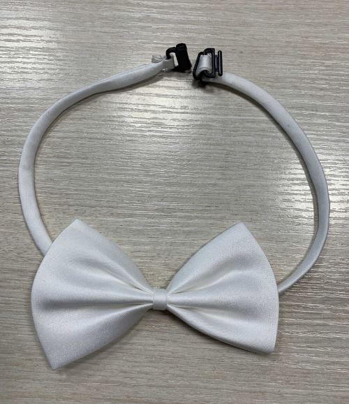 3431-22 Бабочка белая одинарная 10х7 напрокат и купить в Казани по низкой оптовой цене, доставка по всей России