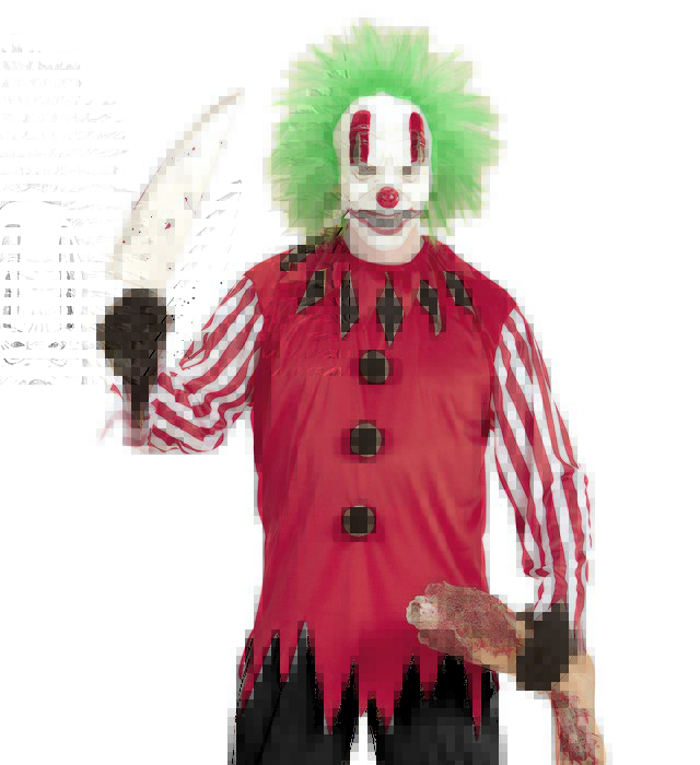 2660-62 Костюм Клоун Ужастик (coat, mask with wig)
