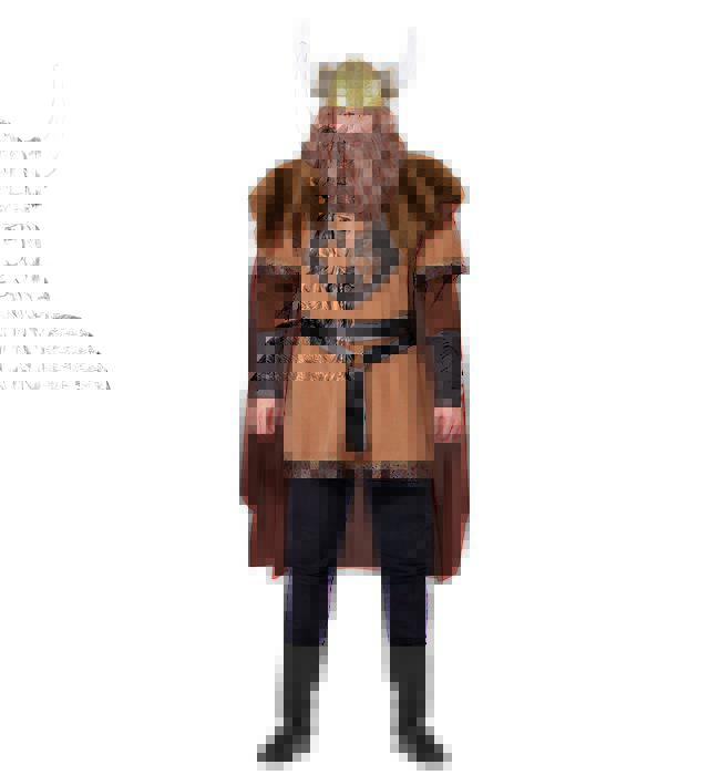 4577-0769 Костюм Викинга (coat, belt, cape) напрокат и купить в Казани по низкой оптовой цене, доставка по всей России