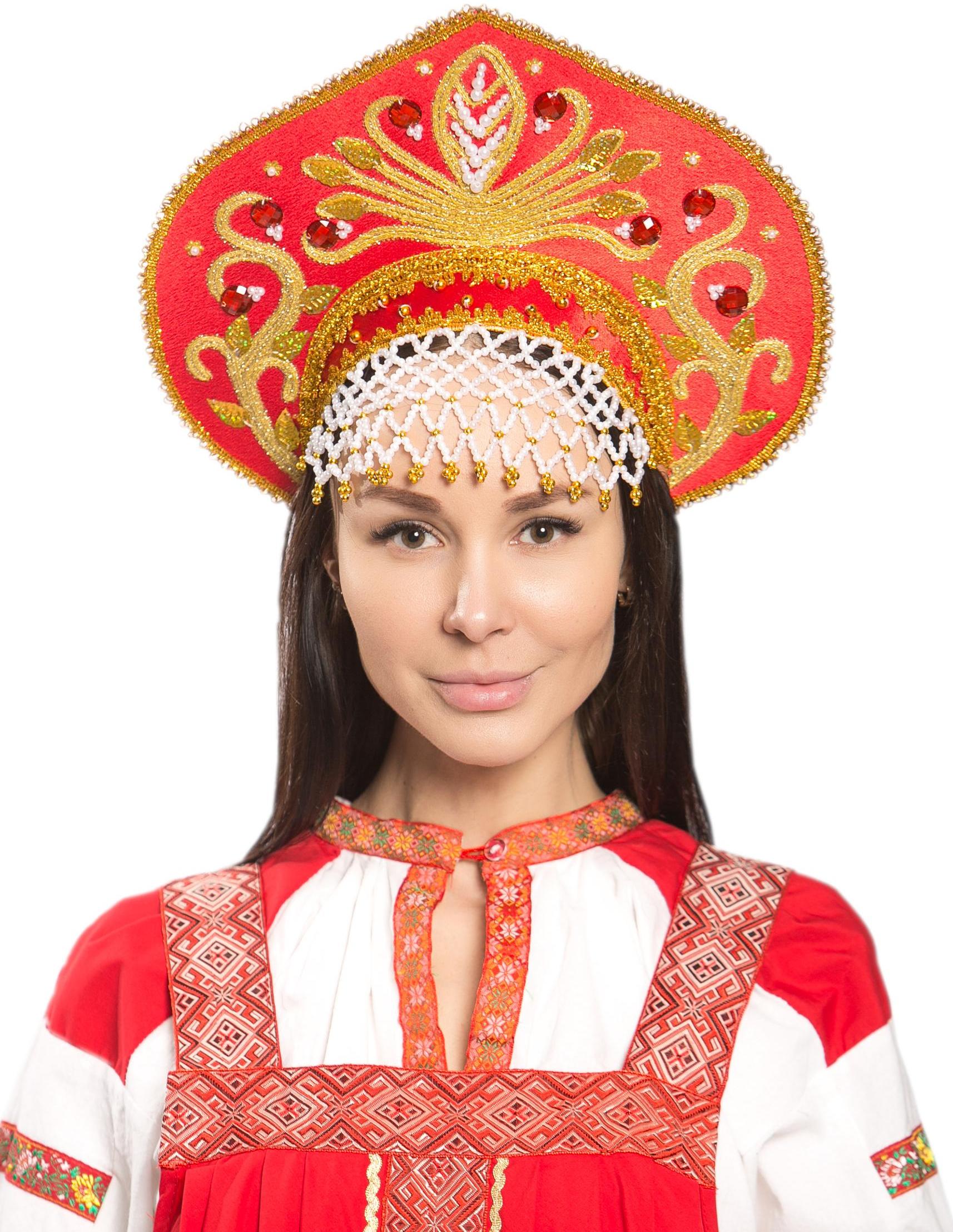 Костюм кокошник. Кокошник Калинка. Национальный костюм с кокошником.