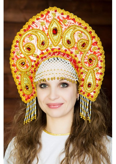 3070-717 Кокошник Татьяна высота 16см