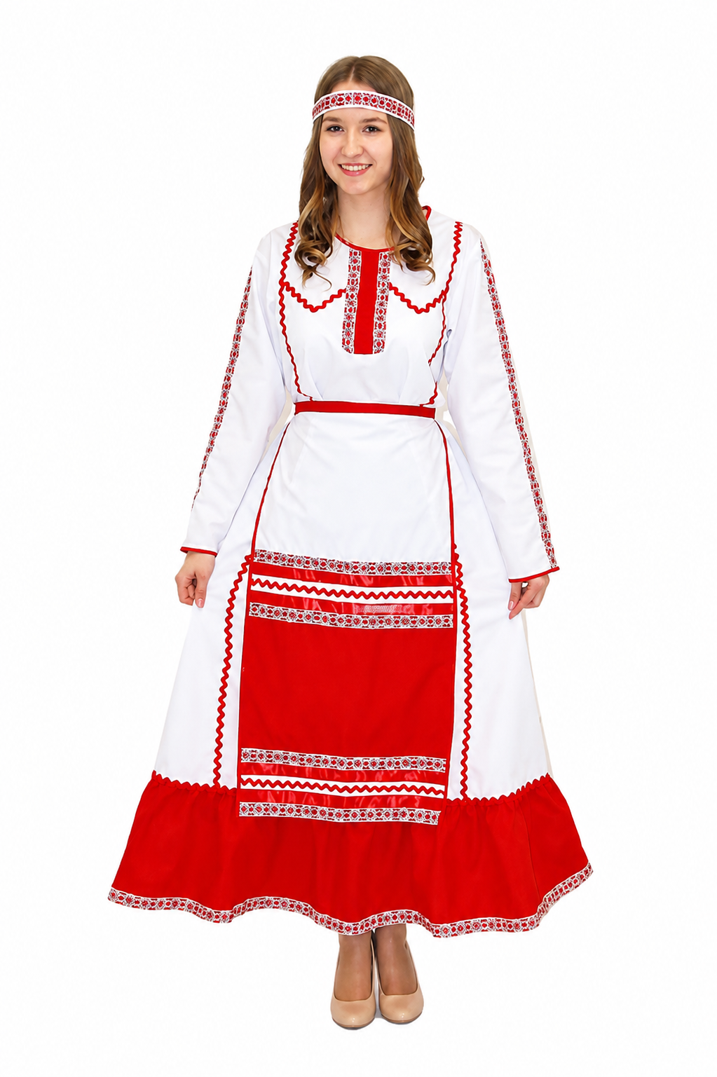 1116-3 Марийский народный костюм (ЖЕНСКИЙ) напрокат и купить в Казани по низкой оптовой цене, доставка по всей России