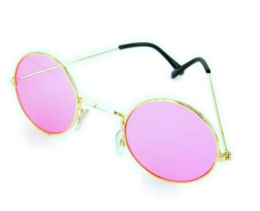 4554-12 Очки круглые розовые напрокат и купить в Казани по низкой оптовой цене, доставка по всей России