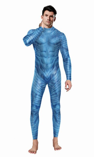 332325-5 Костюм Аватар мужской (комбинезон)