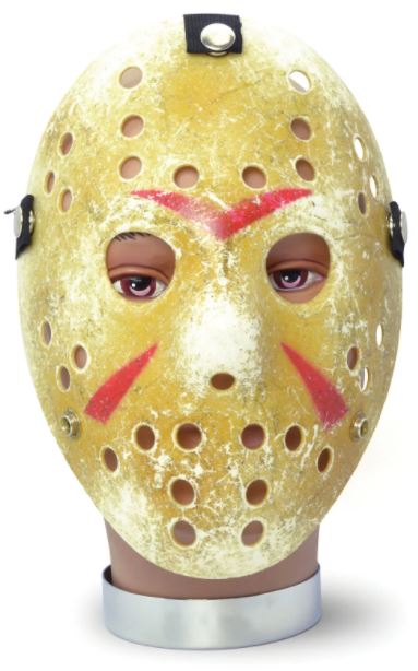 8676-3 Маска хоккеиста цветная напрокат и купить в Казани по низкой оптовой цене, доставка по всей России