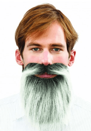 3105-23 Борода с усами полуседая напрокат и купить в Казани по низкой оптовой цене, доставка по всей России