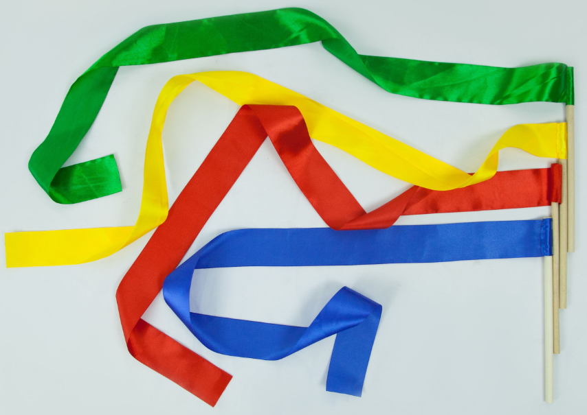 4775-22 Лента на палочке, флажковое крепление, 1м напрокат и купить в Казани по низкой оптовой цене, доставка по всей России