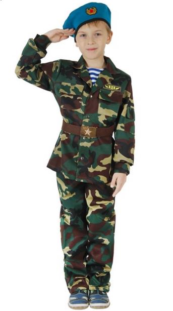 1955-1 Костюм Десантника ВДВ R напрокат и купить в Казани по низкой оптовой цене, доставка по всей России