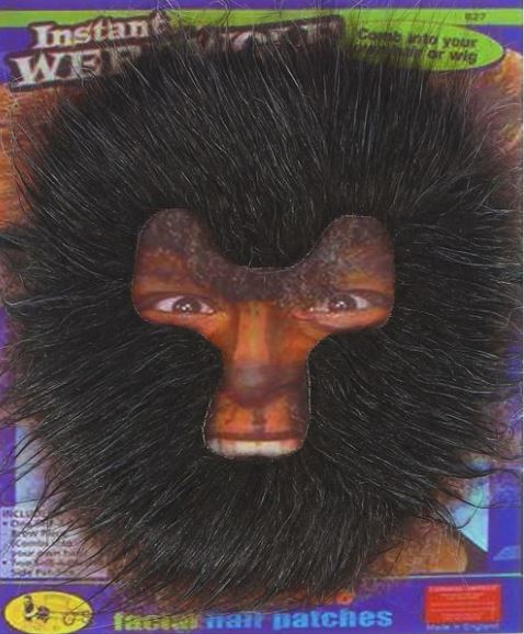 334013-48 Волосы на лицо Снежный человек напрокат и купить в Казани по низкой оптовой цене, доставка по всей России