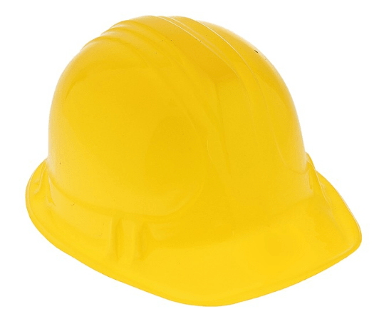 5076 Карнавальная каска желтая, красная напрокат и купить в Казани по низкой оптовой цене, доставка по всей России