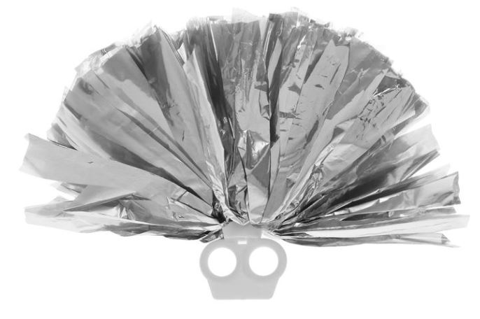 8760-31 Помпон 50 грамм, цвет серебро напрокат и купить в Казани по низкой оптовой цене, доставка по всей России