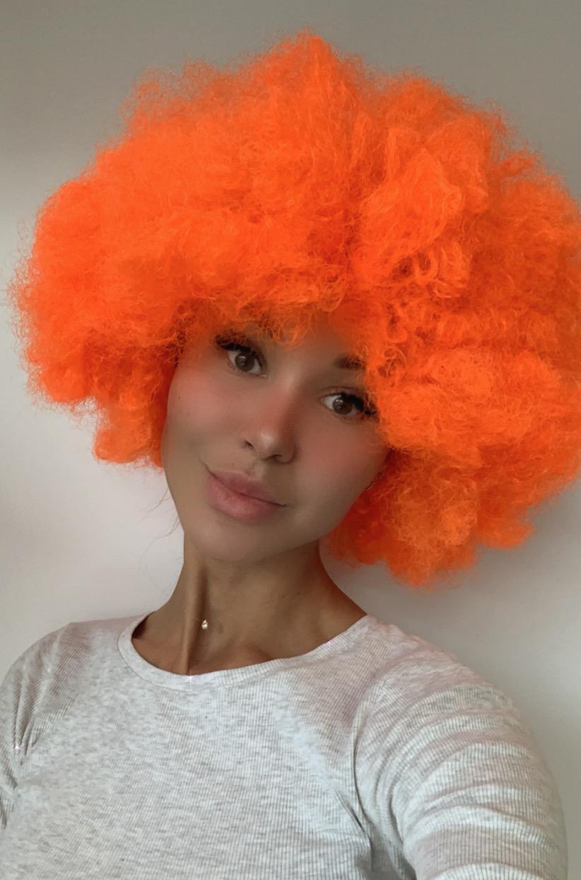 3260-56 Парик кудрявый, люкс напрокат и купить в Казани по низкой оптовой цене, доставка по всей России