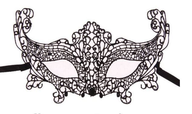 3301-7 Маска кружевная Мистика