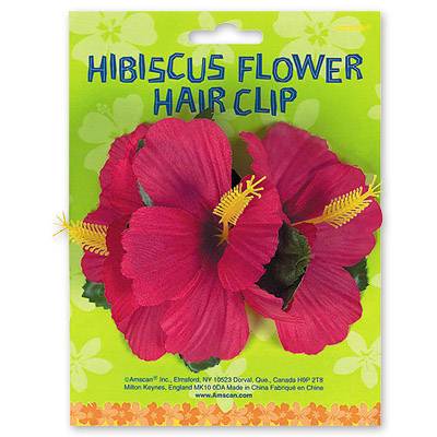 8821-9 Зажим для скатерти Гибискус, 4 шт