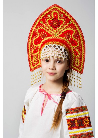3070-7525 Кокошник Анна выс 16см напрокат и купить в Казани по низкой оптовой цене, доставка по всей России