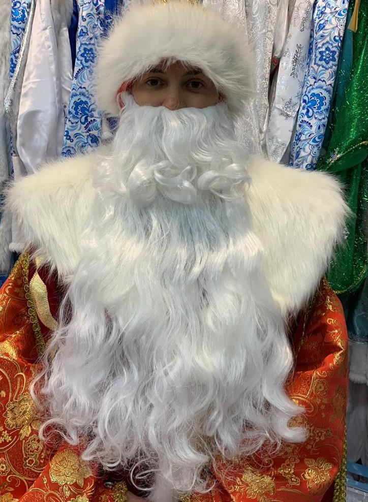 3290-23 Борода деда мороза люкс напрокат и купить в Казани по низкой оптовой цене, доставка по всей России 3290-23 Борода деда мороза люкс напрокат и купить в Казани по низкой оптовой цене, доставка по всей России