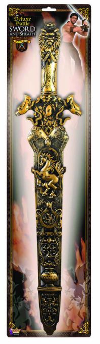 42304-21 Меч боевой с ножнами средневековый 62см напрокат и купить в Казани по низкой оптовой цене, доставка по всей России