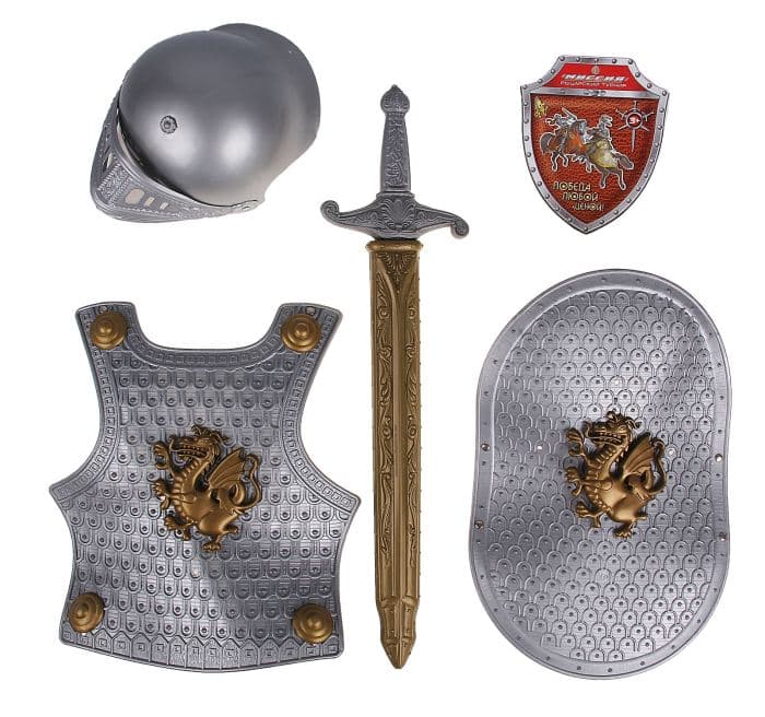 42575 Набор рыцарский,4 предмета напрокат и купить в Казани по низкой оптовой цене, доставка по всей России