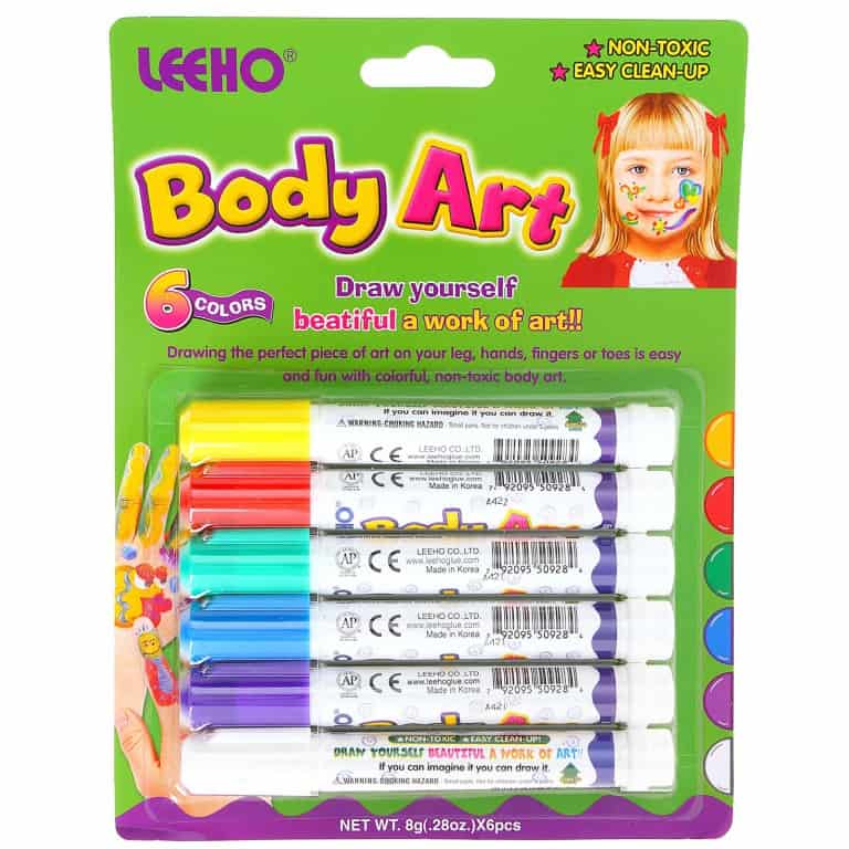 5213 Мелки для тела Body Art 6цветов, 8 гр напрокат и купить в Казани по низкой оптовой цене, доставка по всей России