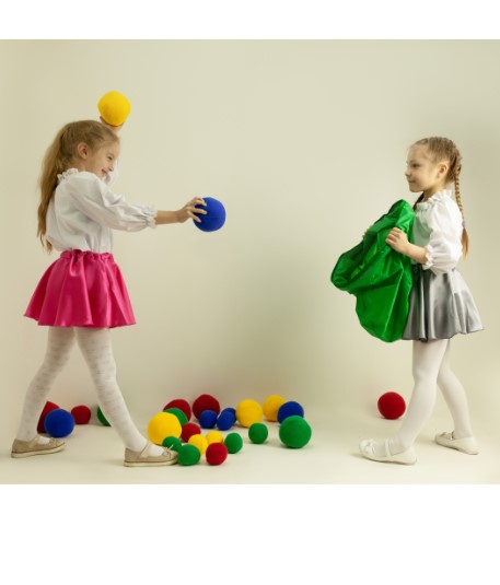 42724-1 Мешок с обручем для сбора мячиков напрокат и купить в Казани по низкой оптовой цене, доставка по всей России