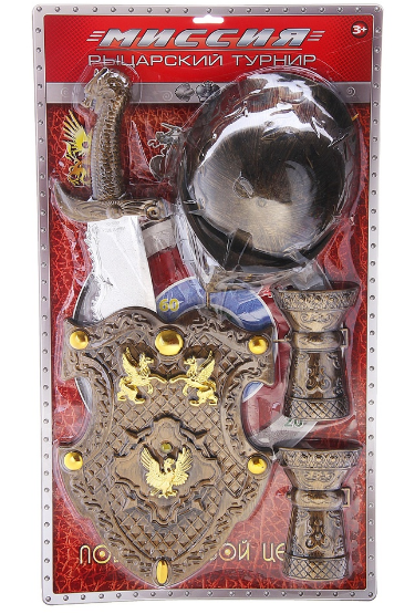 42595 Набор оружия Рыцарский турнир, 5 предм. напрокат и купить в Казани по низкой оптовой цене, доставка по всей России