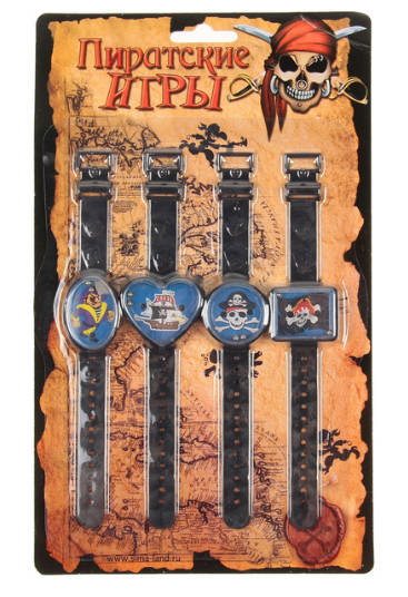 41574 Набор головоломок Пираты часы, (4 шт) напрокат и купить в Казани по низкой оптовой цене, доставка по всей России