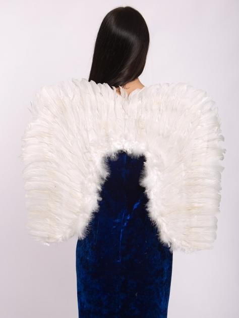 3401-6 Крылья белые, 69х56см напрокат и купить в Казани по низкой оптовой цене, доставка по всей России