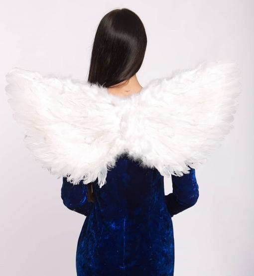 3401-43 Крылья белые, 80х40см напрокат и купить в Казани по низкой оптовой цене, доставка по всей России