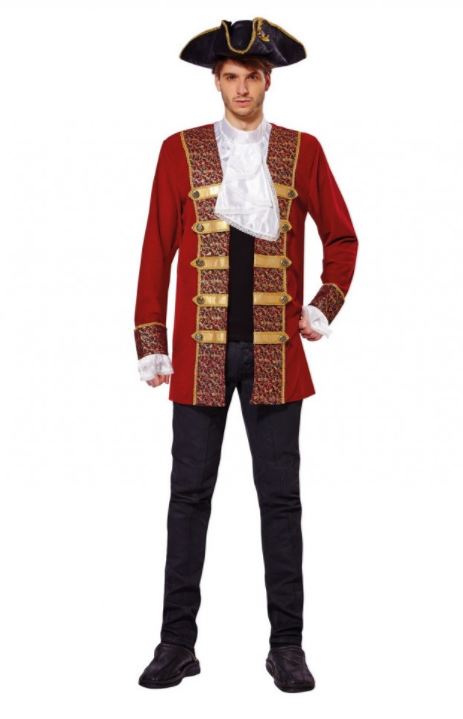 5007-62 Кафтан Пирата красный напрокат и купить в Казани по низкой оптовой цене, доставка по всей России