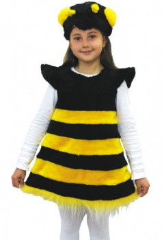 1070-3 Костюм Пчелка,мех 3-5лет