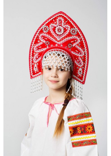 3070-7524 Кокошник Анна выс 16см напрокат и купить в Казани по низкой оптовой цене, доставка по всей России