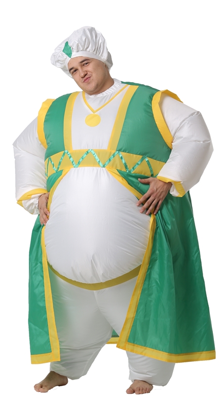 2606-11 Надувной костюм Султан в зеленом напрокат и купить в Казани по низкой оптовой цене, доставка по всей России