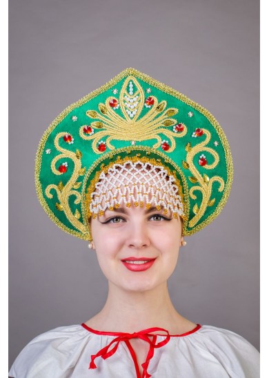 3070-732 Кокошник Калинка 13см напрокат и купить в Казани по низкой оптовой цене, доставка по всей России