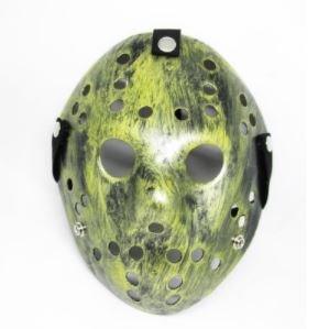 8676-4  Маска хоккеиста Джейсона, бронза напрокат и купить в Казани по низкой оптовой цене, доставка по всей России