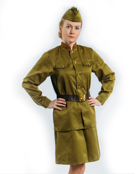 1942-31 Гимнастерка солдата с красным кантом R