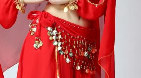 2209-91 Восточный пояс с монетами  напрокат и купить в Казани по низкой оптовой цене, доставка по всей России