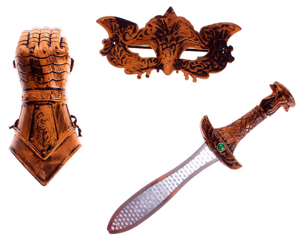 42599 Набор оружия Рыцарь напрокат и купить в Казани по низкой оптовой цене, доставка по всей России