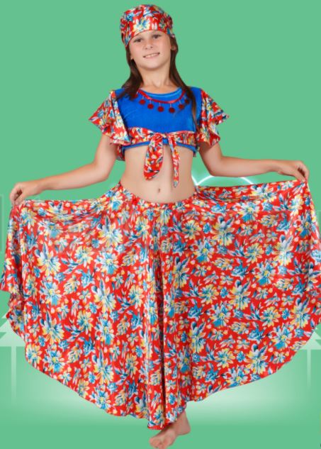 1120-12 Костюм Цыганки детский пестрый R напрокат и купить в Казани по низкой оптовой цене, доставка по всей России 1120-12 Костюм Цыганки детский пестрый R напрокат и купить в Казани по низкой оптовой цене, доставка по всей России