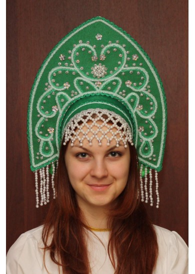 3070-7511 Кокошник Анна выс 16см напрокат и купить в Казани по низкой оптовой цене, доставка по всей России