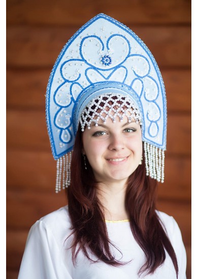 3070-7504 Кокошник Анна выс 16см напрокат и купить в Казани по низкой оптовой цене, доставка по всей России