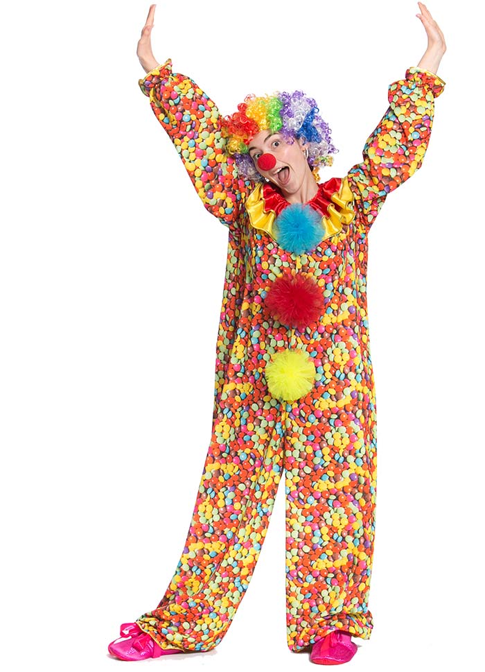 2660-36 Костюм клоуна, конфетки напрокат и купить в Казани по низкой оптовой цене, доставка по всей России