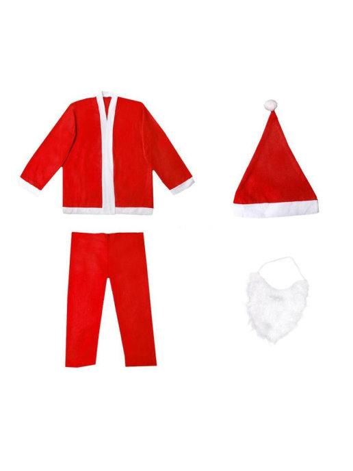 9399-5 Костюм Санты-Клауса взрослый велюр напрокат и купить в Казани по низкой оптовой цене, доставка по всей России