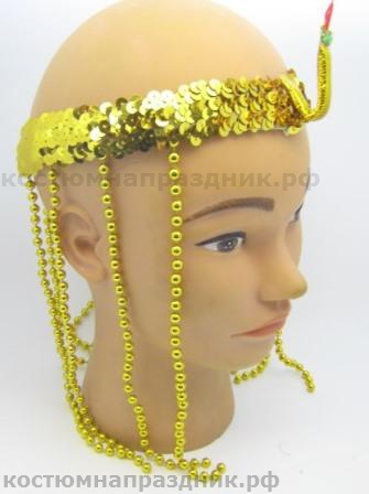 6157 Головное украшение Клеопатры напрокат и купить в Казани по низкой оптовой цене, доставка по всей России